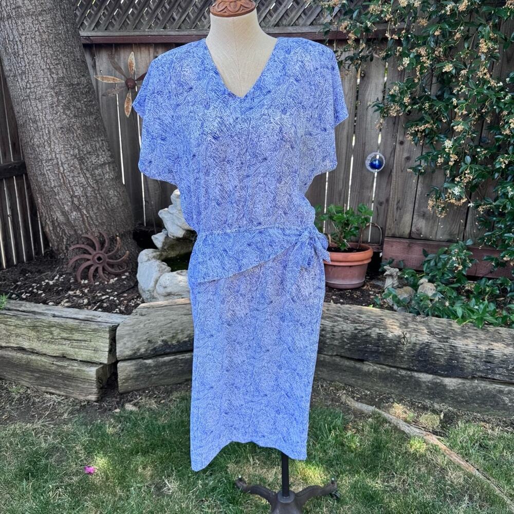 Vtg Kathryn & Co Abstract Dress Women's Size 12 USA